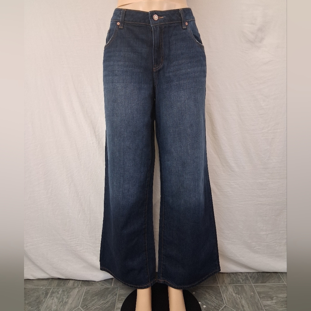Sincerely Jules Dark Blue Flare Jeans 100% cotton  Size 11/30